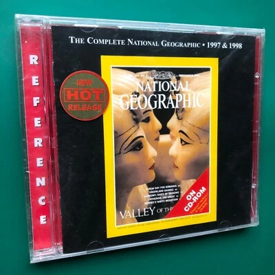 Complete NATIONAL GEOGRAPHIC 1997 & 1998 Magazine Reference CD-ROM Mac/PC SEALED - Image 1 of 4