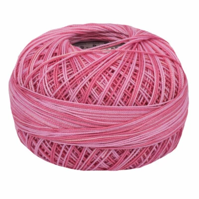 Lizbeth Egyptian Cotton Crochet Thread Size 10 Color 145 Pink Parade Foto 1 de 2