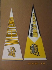 WHL Brandon Wheat Kings Vintage 1980's & 1990's Team Logo Hockey Pennants