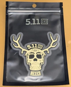 5.11 Tactical MX Deer Skull Patch Messico Stile Esclusivo: 6890212ANW Raro - Foto 1 di 2