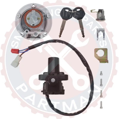 Ignition Switch Lock Set Gas Cap & Key For Yamaha YZF R1 2004-2015 R6 2006-2015 - Image 1 of 4