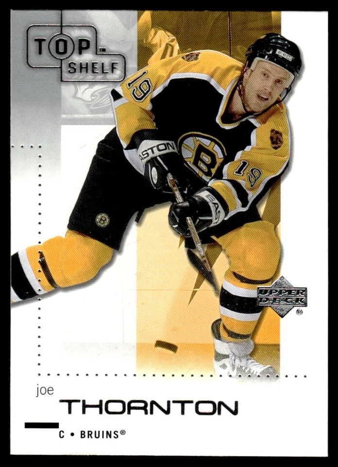 2002-03 Upper Deck Top Shelf Joe Thornton Boston Bruins #6 - Image 1 of 2