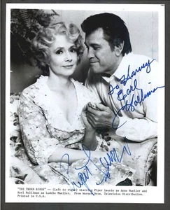 Earl Holliman & Piper Laurie - Foto autógrafa firmada 8x10 - The Thorn Birds - Imagen 1 de 1
