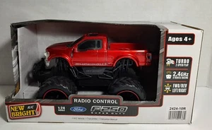 New Bright Radio Controlled F-250 Red Truck - Picture 1 of 5