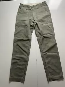Taylor Stitch Chore Work Pants In Washed Light Green Size 28/32 NWOT - Picture 1 of 10