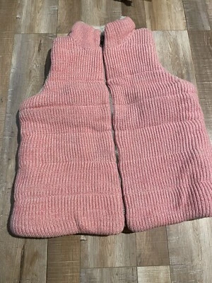 Chaleco acolchado reversible tejido de algodón polar Hanna Andersson para niñas talla 150/12 nuevo Foto 1 de 4