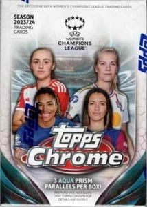 2023-24 Topps Chrome UEFA Women's Champions Soccer Factory Sealed Blaster Box - Picture 1 of 1