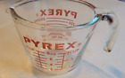 Vintage PYREX 1 Cup/250 ml Measuring Cup 508 w/Red Lettering FREE SHIPPING!