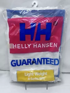 Helly Hansen WeatherSystem Rain Jacket A-Series PVC LARGE White NEW Old Stock - Picture 1 of 8