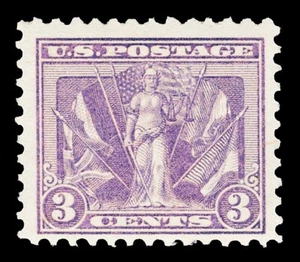 Scott 537 1919 3c Victory Issue Mint F-VF OG NH Cat $20 - Picture 1 of 1