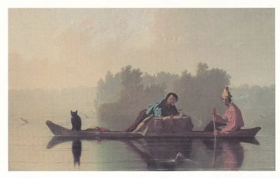 15¢ Postal Card, Fir Traders Decending the Missouri - Image 1 of 2