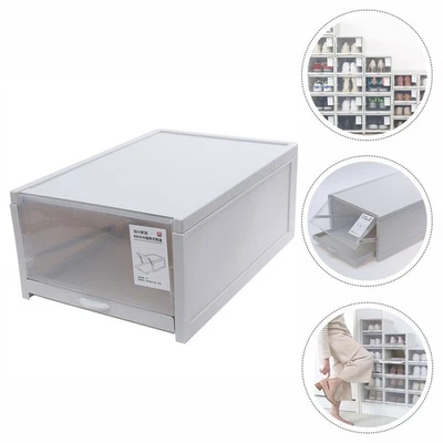  Scatole Per Scarpe Scarpiera Contenitore Di Conservazione Delle Case - Immagine 1 di 4