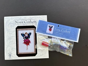 Nora Corbett Cross Stitch & Embellishment Pack - NC228   Anemone Pixie Blossoms - Picture 1 of 4
