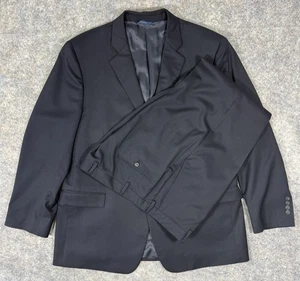 Brooks Brothers 1818 Regent Estrato Wool 2 Pc Suit 46R 39x26 Navy Made In Italy - Picture 1 of 16