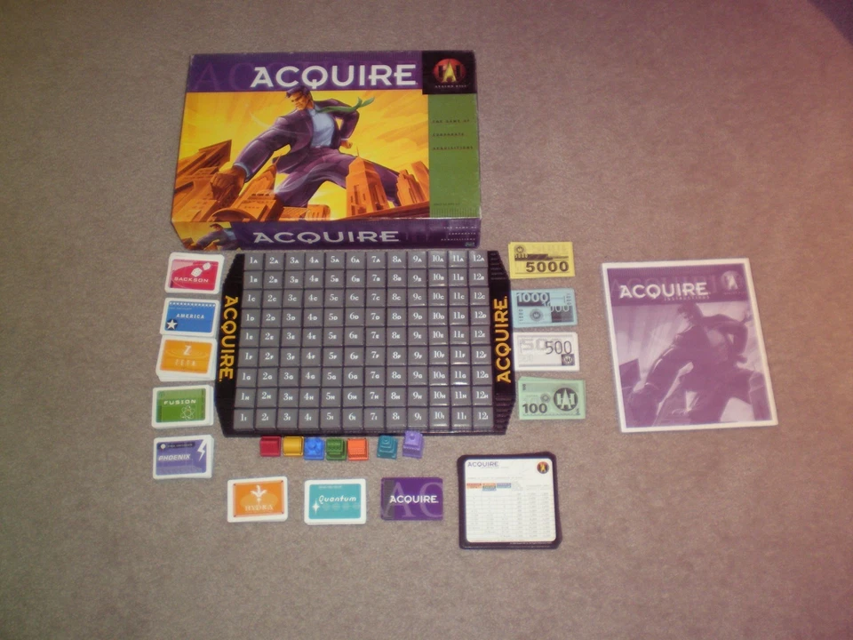 Juego de mesa Avalon Hill Acquire 1999 edición Big Box - completo y excelente Foto 1 de 4