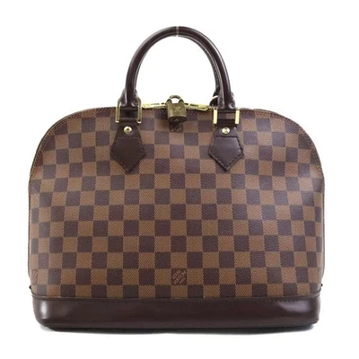 Borsa a mano originale Louis Vuitton Damier Ebene Alma marrone N51131 - h31732a - Immagine 1 di 4