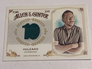 2015 Topps Allen and Ginter Relics #FSRB-SV Sal Vulcano Memorabilia Jokers - Picture 1 of 2