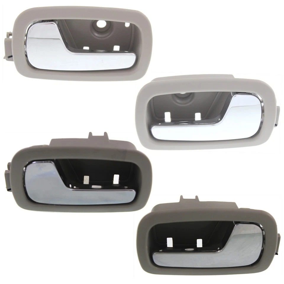 Conjunto de 4 maçanetas internas para porta dianteira e traseira do lado do passageiro do motorista para Chevy G5 - Imagem 1 de 4