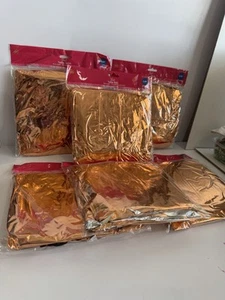 Lot of 6 Foil Table Skirts 29" x 14' Rose Gold Foil Party Decoration Cover - Picture 1 of 3