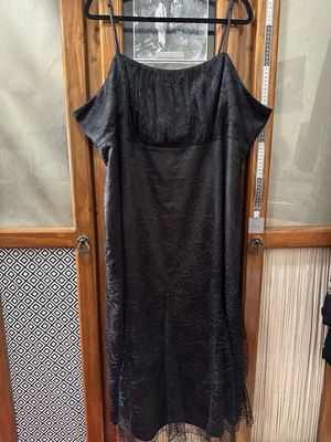 Black Friday Dangerfield Size 24 Womens Dress Lace Spider Web Ladies Knee Length - image 1 of 4