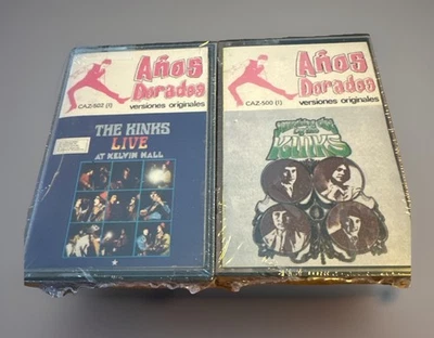 Kinks -  Live At Kelvin Hall & Something Else -Cassettes - Spain!✨New Sealed✨ - Image 1 of 3