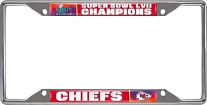 Kansas City Chiefs 2023 Super Bowl LVII Champions Metal License Plate Frame... - Picture 1 of 2