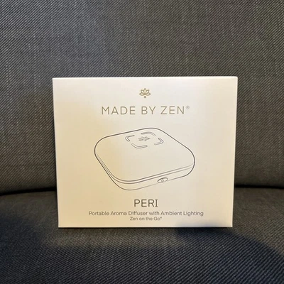 Made By Zen Peri Rechargeable Portable Fan Diffuser With Ambient Lighting - Image 1 of 4