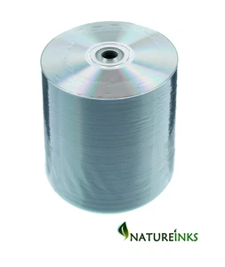 100 Mediarange Shiny Silver THERMAL Printable Blank CD Discs 52x MR230 PRISM - Picture 1 of 2