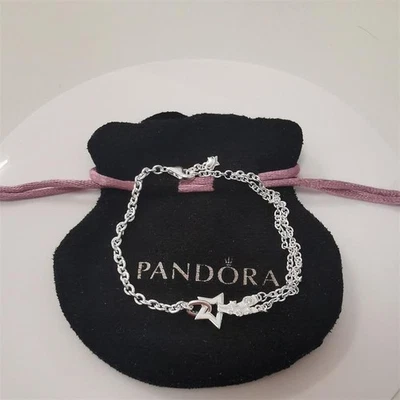 pandora gioielli bracciale in argento per donna stelle cadenti - Immagine 1 di 2
