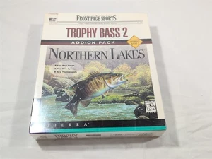 Sierra Trophy Bass 2 Northern Lakes Paquete de Expansión Complemento PC Juego Big Box 1997  - Imagen 1 de 4