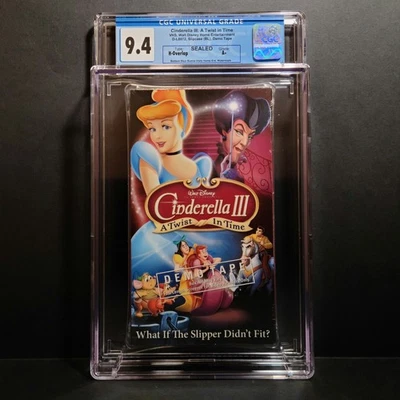 2007 VHS Cinderella III: A Twist in Time (Demo Tape) CGC Graded 9.4/A+ Sealed! - Image 1 of 4