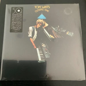TOM WAITS-CLOSING TIME-2023 2-LP VINYL-50TH LIMITED CLEAR HALF-SPEED 180 GRAM - Picture 1 of 4