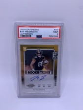2021 Contenders Rookie Ticket  Pat Freiermuth PSA 9 MINT Rookie Auto RC Steelers