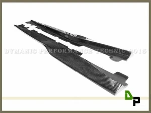 R1 Style Carbon Fiber Side Skirt Lip for 2016-2018 Chevy Camaro V8 SS Only - Bild 1 von 1