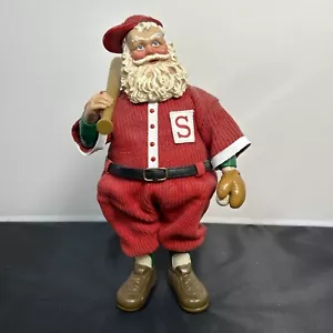 KSA (Kurt S Adler) Collectable FABRICHE Baseball Player "All Star Santa" Charity - Picture 1 of 11