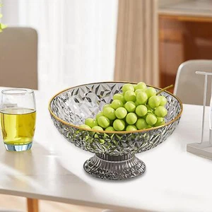 Fruit Bowl Kitchen Strainer Bowl Decorative Food Storage Dish Container Veggies - Picture 1 of 13