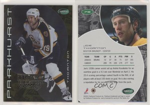 2001-02 ITG Parkhurst Gold Tri-Star New England /10 Joe Thornton #79