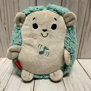 Fisher Price Calming Vibes Hedgehog Soother Plush Vibrates Lullaby 6 Inch Works - Picture 1 of 7