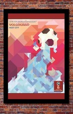 2018 FIFA World Cup Russia Poster Soccer Tournament | Volgograd | 13" x 19"