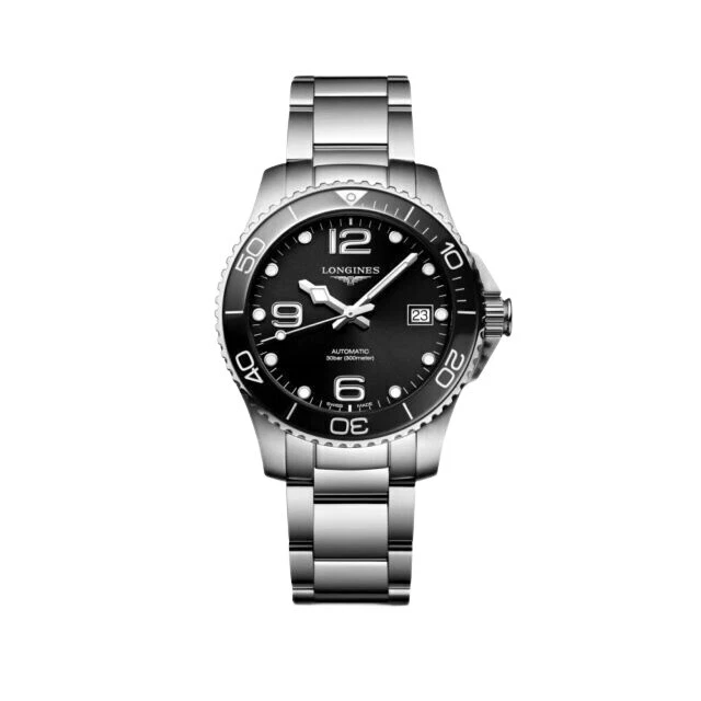 Longines HydroConquest Men's Black Watch - L3.780.4.56.6