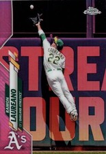 2020 Topps Chrome PINK Refractor # 160 Ramon Laureano Oakland Athletics