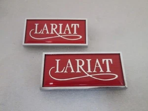 80 81 82 83 84 85 86 TRUCK CAB SIDE LARIAT EMBLEMS - Picture 1 of 4