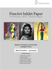 Matte FineArt strukturierte Archivierung Tintenstrahl 6 Papier Musterpackung, 8,5x11", 12 Blatt - Bild 1 von 1