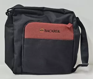 Bacardi Rum Bag Satchel Promotional Multi Pocket Adjustable Strap Pre-Owned - Picture 1 of 9