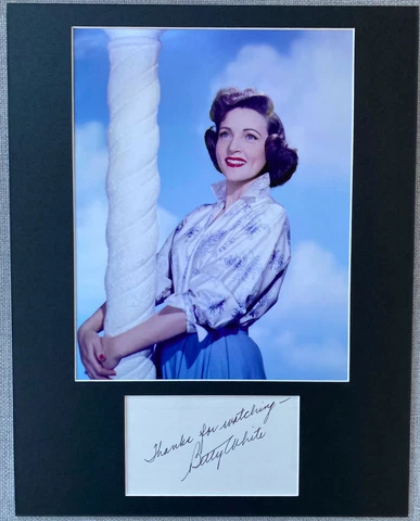 Betty White Signed IP 11x14 Matted Autograph & Photo - Authentic, Golden Girls Cover