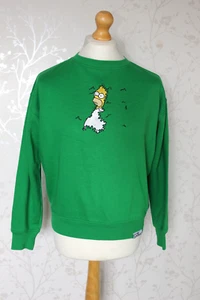 The Simpsons Mens  Bush Hedge Funny Meme Jumper Sweater Green Size XS - Picture 1 of 12