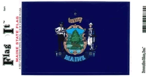 Maine - Calcomanía bandera del estado - Imagen 1 de 1