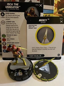 Marvel Heroclix X-Men X Of Swords Isca The Unbeaten Rare R Figure & Mercy Sword - Picture 1 of 1