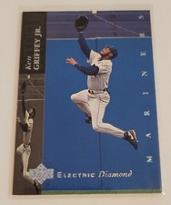 KEN GRIFFEY JR 1994 Upper Deck ELECTRIC DIAMOND #224 SILVER BACK SP SSP Parallel