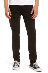 bp. Skinny Fit Stretch Jeans Raw Schwarz Größe 34 - Bild 1 von 7